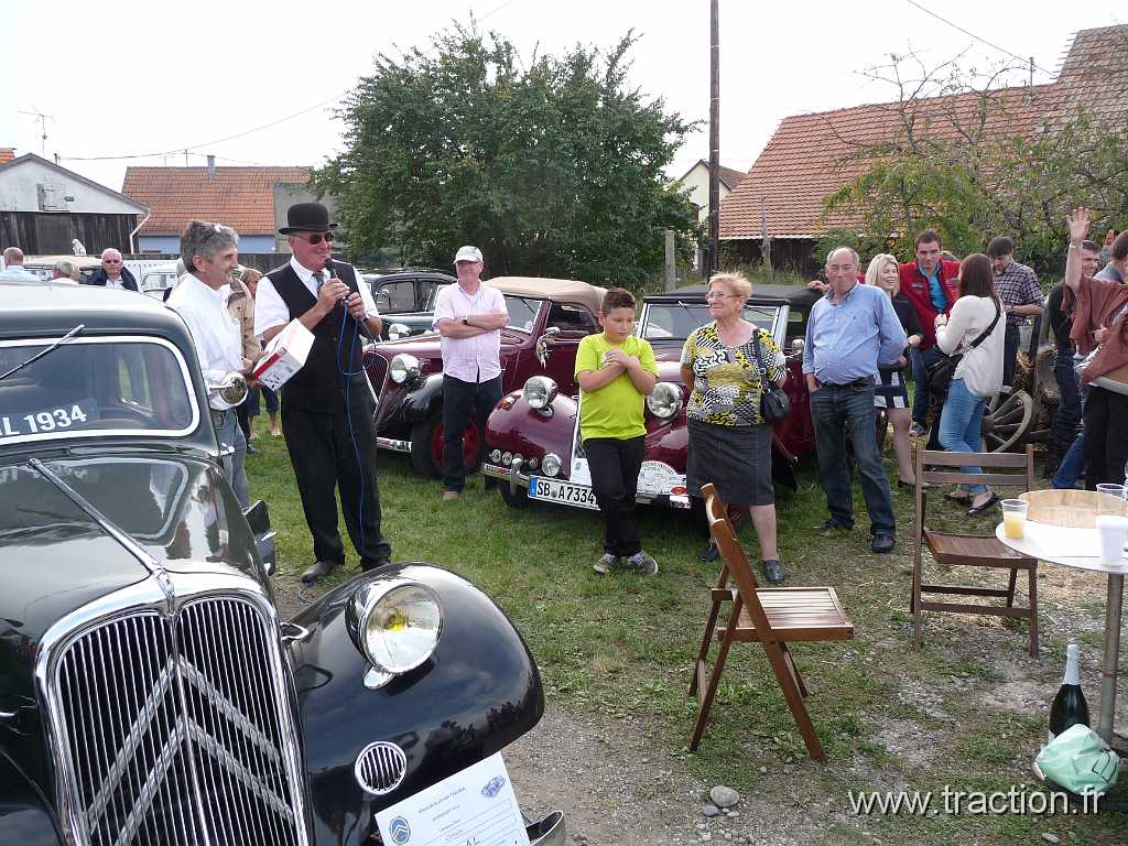 2014_Rustenhart (118).JPG - 34ème Randonnée Internationale des Vendanges organisée par le CVAAM, la présentation du plateau "Traction"
